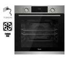 Ferre QXDMD 642 MI - 60cm Electric Built-in Oven - 73L - FryArt Turbo Fan & Resistant & Grill Resistant - Stainless Steel