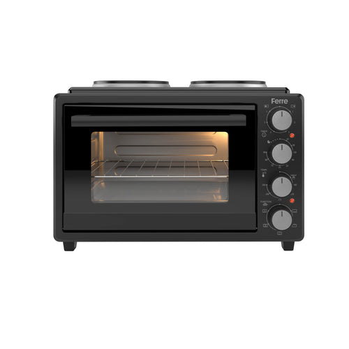 Ferre 2550X-HP  - 25L Turbo Mini Oven With 2 Plate - Black