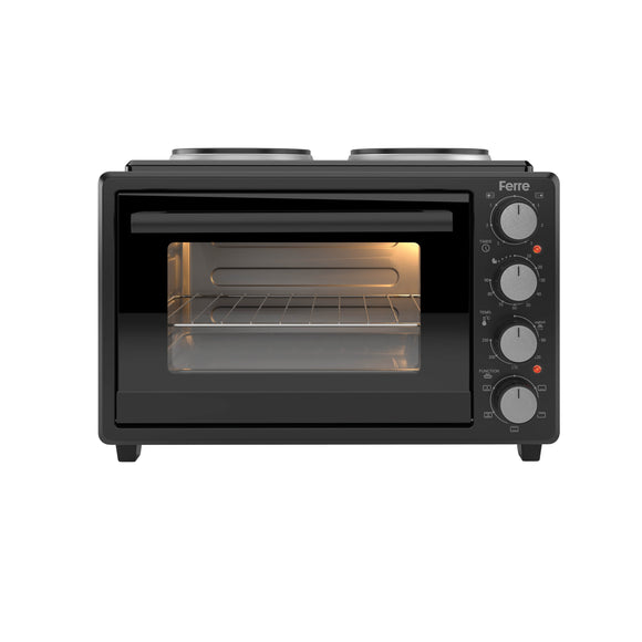 Ferre 2550X-HP  - 25L Turbo Mini Oven With 2 Plate - Black