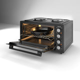 Ferre 4550X-HP  - 45L Turbo Mini Oven With 2 Plate - Black