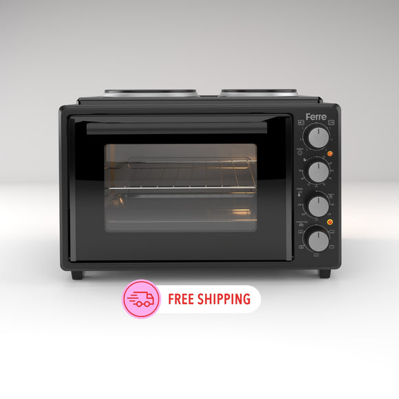 Ferre 3550X-HP  - 35L Turbo Mini Oven With 2 Plate - Black