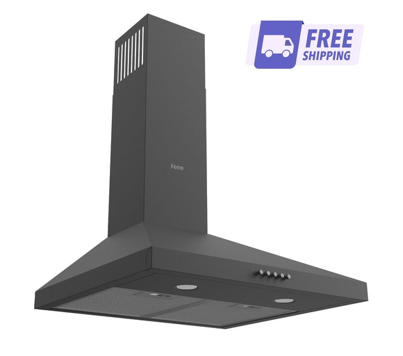 Ferre PH500-PBL 50cm Pyramid Hood - Black