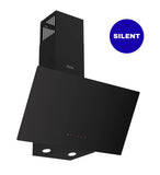 Ferre H601T-INV-BL 60cm SilentArt Chimney Hood - Single Glass - Touch Control - Black