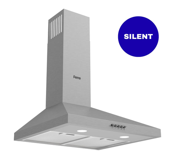 Ferre PH500-INV-PSS 50cm SilentArt Pyramid Chimney Hood - Stainless Steel