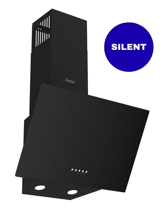 Ferre H501P-INV-BL 50cm SilentArt Chimney Hood - Black