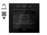 Ferre QBP6- BL - 60cm Electric Built-in Oven - 68L - Turbo Fan & Turbo Resistant & Grill Resistant -   Black