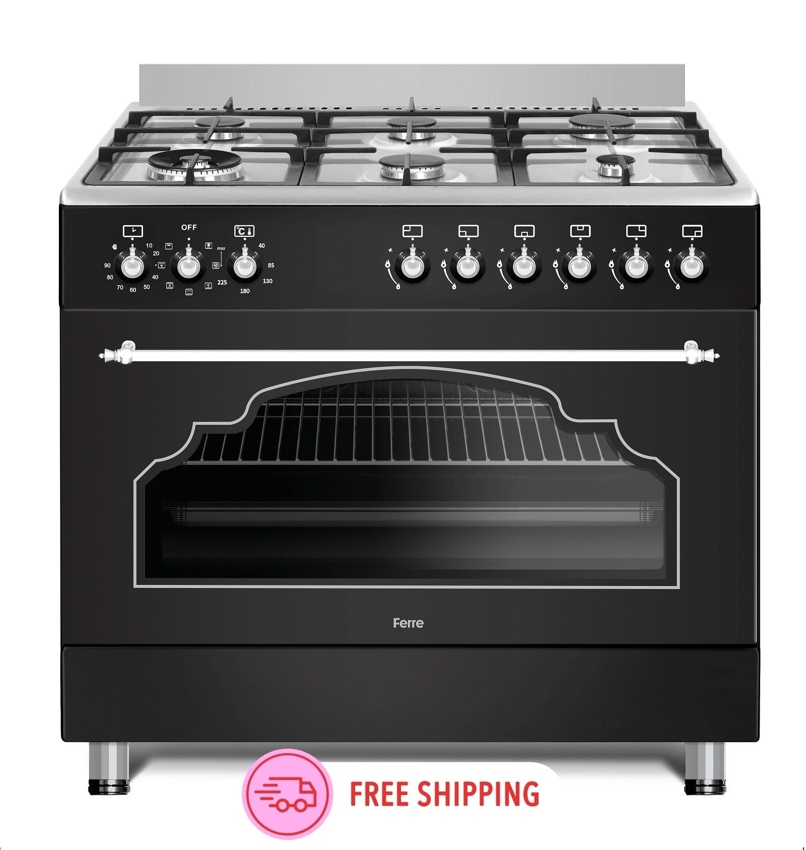Double fan oven range cookers sales