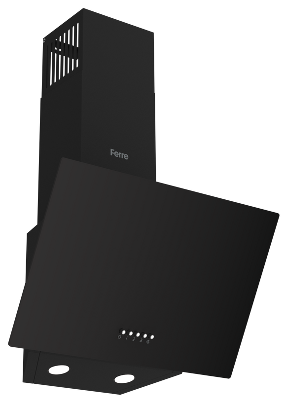 Ferre H501P-BL 50cm Chimney Hood - Black