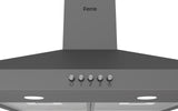 Ferre 90cm Dual Fuel Range Cooker & 50cm Pyramid Chimney Hood Pack - Anthracite - Grey
