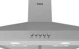 Ferre 90cm Dual Fuel Range Cooker & 50cm Pyramid Chimney Hood Pack - Stainless Steel