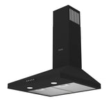 Ferre PH500-INV-PBL 50cm SilentArt Pyramid Chimney Hood - Black