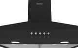 Ferre PH500-PBL 50cm Pyramid Chimney Hood - Black