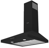 Ferre 60cm Electric Built-in Oven & 60cm Ceramic Hob (1 Dual Zone) & 50cm Pyramid Hood Pack - Black 2