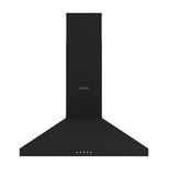Ferre 90cm Gas Range Cooker & 60cm Pyramid Chimney Hood Pack - Black