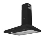 Ferre 90cm Gas Range Cooker & 60cm Pyramid Chimney Hood Pack - Black