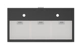 Ferre PH900-PBL 90cm Pyramid Hood Black - 500 m³/h