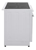 BlueFlame KCF 1000.50 50 cm VitroCeramic Freestanding Electric Cooker - White