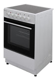 BlueFlame KCF 1000.50 50 cm VitroCeramic Freestanding Electric Cooker - White