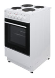 BlueFlame KTF 1000.50 50 cm Freestanding Electric Cooker - White