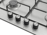 Ferre 60cm Electric Built-in Oven & Gas Hob & 50 Pyramid Cooker Hood Pack  Stainless Steel