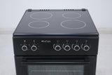 BlueFlame VG6054XXVB 60 cm VitroCeramic Freestanding Electric Cooker - Black
