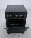 BlueFlame VG6054XXVB 60 cm VitroCeramic Freestanding Electric Cooker - Black