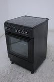 BlueFlame VG6054XXVB 60 cm VitroCeramic Freestanding Electric Cooker - Black