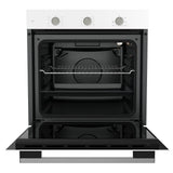 Ferre QBPRM 641 CB - 60cm Electric Built-in Oven - 68L - Turbo Fan & Turbo Resistant & Grill Resistant - White
