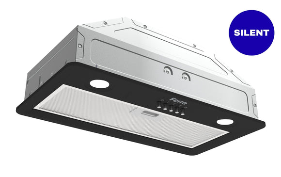 Ferre CH500P-INV-BL 50cm  SilentArt Integrated Cooker Hood - Black