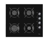 Ferre 2140 BL - 60cm Built - in Gas Hob - 4 Burners - Black Glass - Ferre Cooker