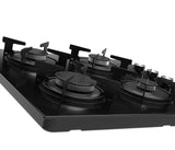 Ferre 2140 BL - 60cm Built - in Gas Hob - 4 Burners - Black Glass - Ferre Cooker