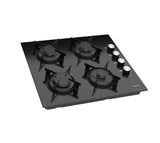 Ferre 60cm Electric Built - in Oven & Gas Hob & Chimney Cooker Hood Pack - Dual Plane - Black - Ferre Cooker