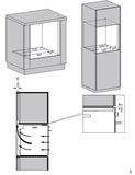 Ferre 60cm Electric Built - in Oven & Gas Hob & Chimney Cooker Hood Pack - Layered - Stainless Steel 2 - Ferre Cooker