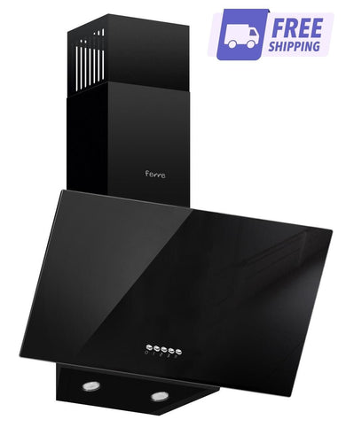 Ferre H501P - BL 50cm Cooker Hood - Black - Ferre Cooker