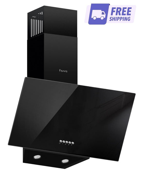 Ferre H501P - BL 50cm Cooker Hood - Black - Ferre Cooker