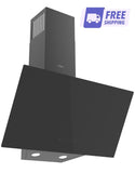 Ferre H601T - BL 60cm Cooker Hood - Single Glass - Touch Control - Black - Ferre Cooker