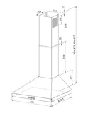 Ferre PH500 - PGR 50cm Pyramid Hood - Grey - Ferre Cooker