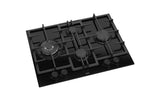 Ferre 60cm Electric Built-in Oven & Gas Hob & Chimney Cooker Hood Pack - Dual Plane - Black - Ferre Cooker