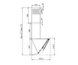 Ferre H602T-BL 60cm Cooker Hood - Ferre Cooker