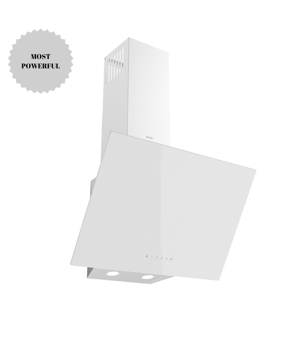 Most Powerful Ferre H601T-WH-S35 60cm Cooker Hood : Extraction Rate: 650 m³/h - Ferre Cooker