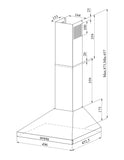 [Soon in stock] Ferre PH500-PBL 50cm Pyramid Hood - Ferre Cooker