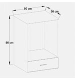 Yıldız Built in Oven Cabinet - Ferre Cooker